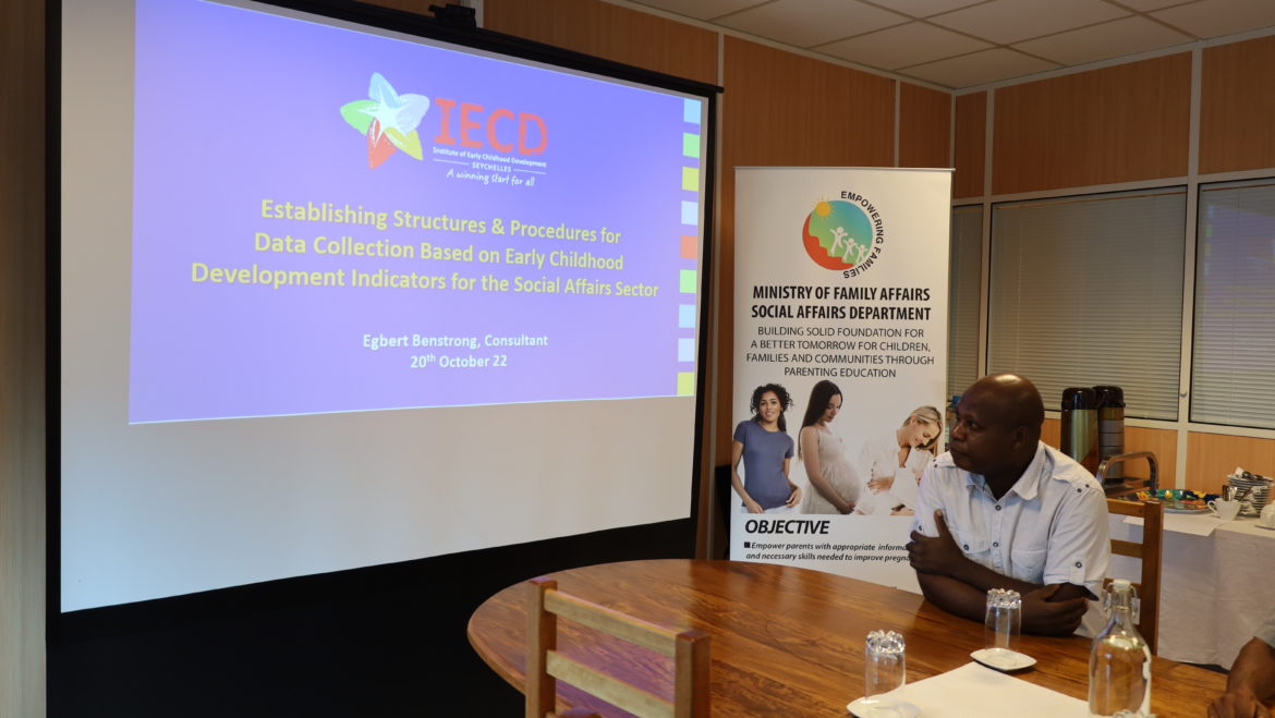 IECD presents findings of the pre-pilot study on data management in ECCE in the Social Affairs Sector