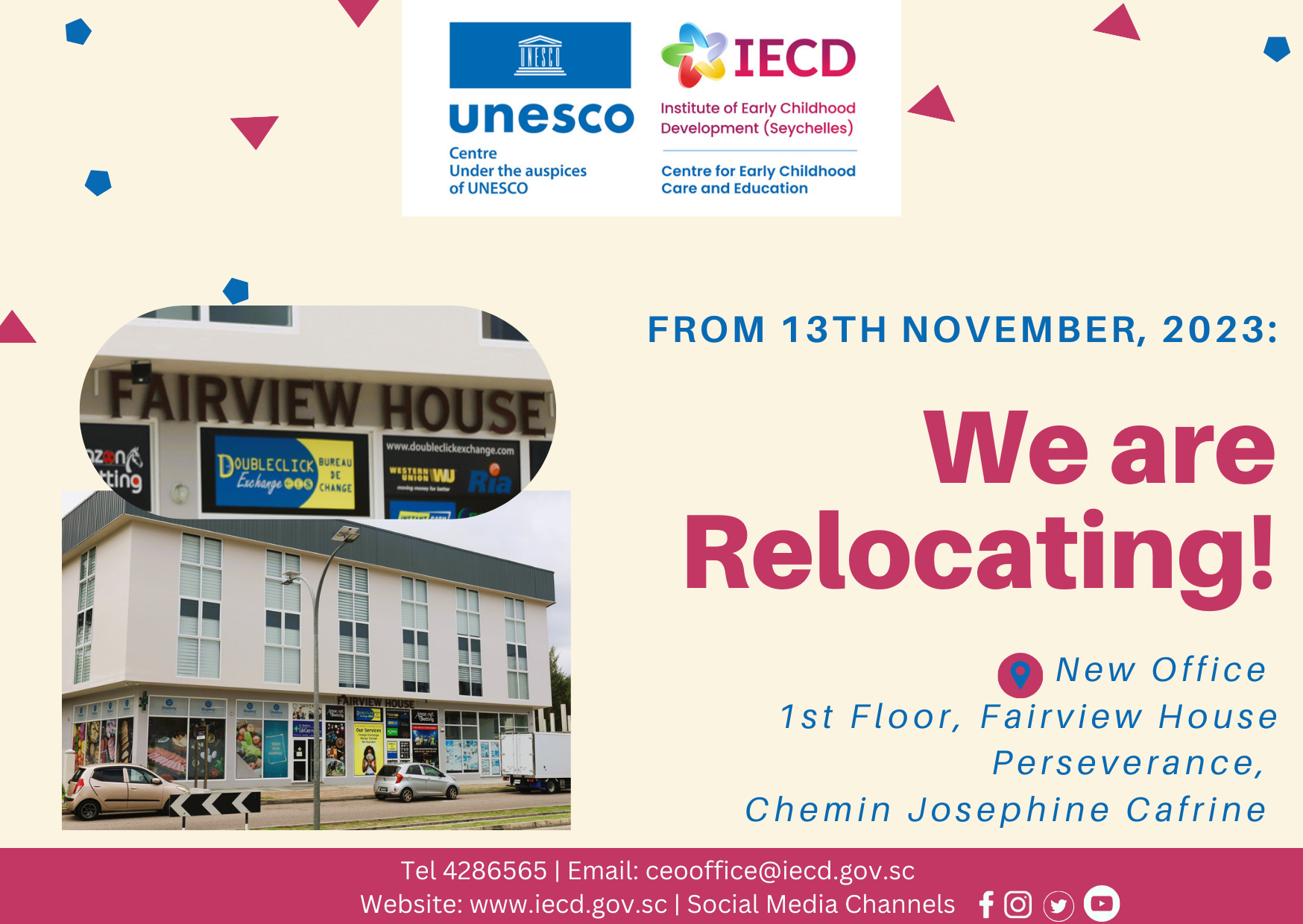 IECD OFFICE RELOCATION