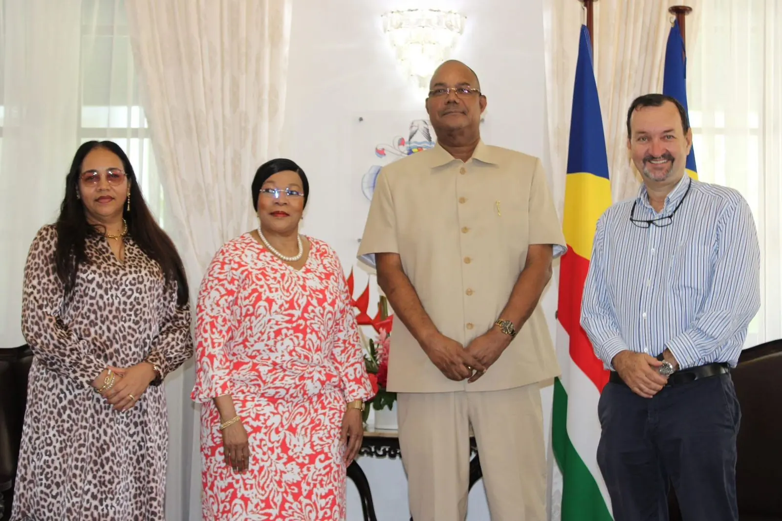 Courtesy Call & Meeting with H.E. The President of the Republic, Dr. Patrick Herminie